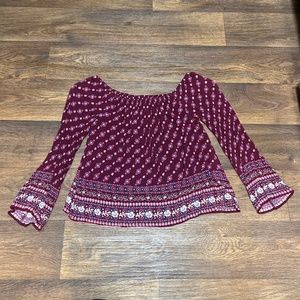 Loose fitting floral top